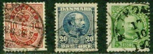 DENMARK – 1882-1905  – EARLY ISSUES – F-VF  ° - Picture 1 of 1
