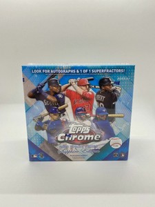 2020 Topps Chrome Update Series Baseball - Sapphire Edition IN HAND
