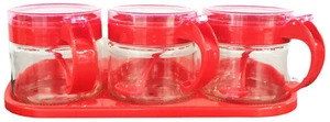 Kitchen Seasoning Box Set Spice Jars Condiment Sugar Salt Storage Container - Picture 1 of 9