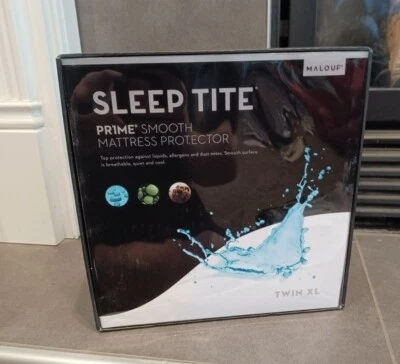 Malouf Sleep Tite ~ Protector de colchón liso Prime ~ Talla Doble XL Foto 1 de 4
