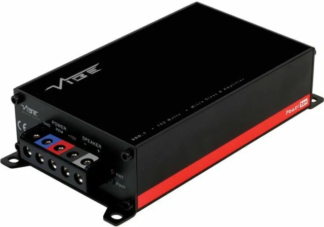 VIBE Powerbox 800W Micro Bass Amplifier - Black