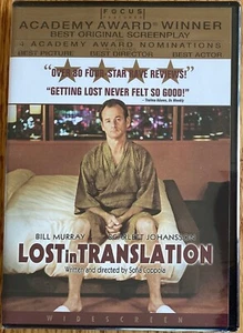 Lost in Translation DVD with Bill Murray, Scarlett Johansson, Giovanni Ribisi - Picture 1 of 2
