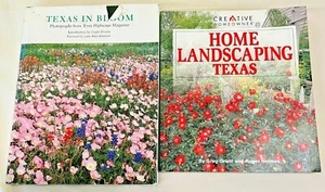 LOT OF 2 HARDCOVER GARDEN BOOKS, TEXAS IN BLOOM & HOME LANDSCAPING - Imagen 1 de 4