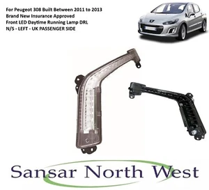 For Peugeot 308 - Passenger Side LED Front Daytime running Light DRL LEFT N/S - Picture 1 of 6