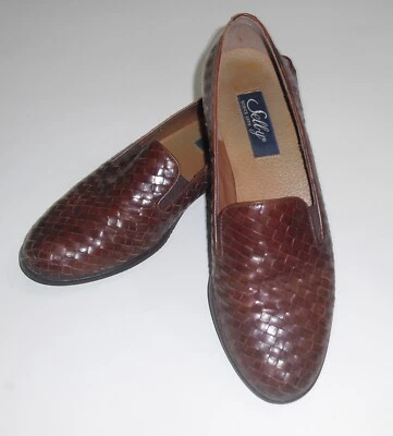 Womens Selby Activeflex Brown Loafer Woven Leather Upper Rubber Sole Sz 8N - Image 1 of 4