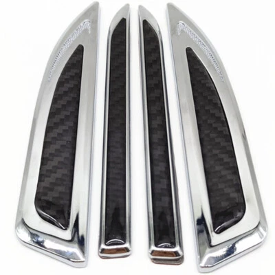 Fenders Car Body Dagger Emblem Trim Sticker Side Wing Decorate 3D Accessories - Image 1 of 4