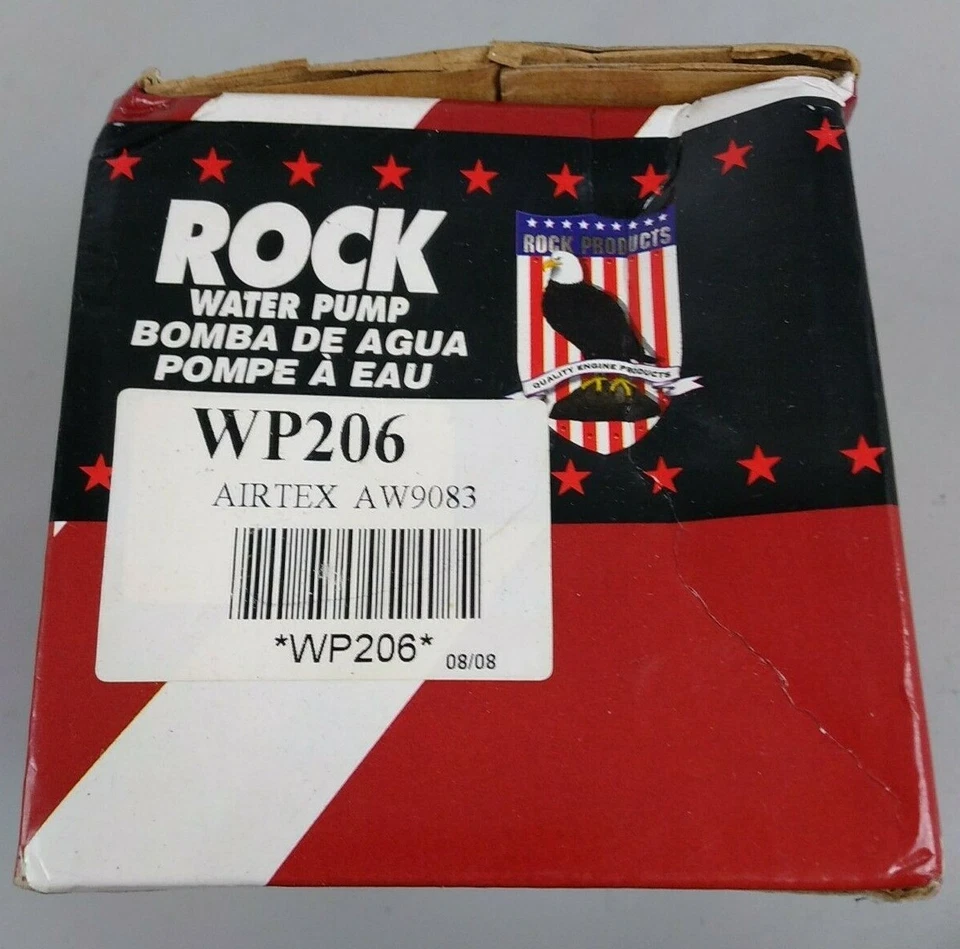 Водяной насос Airtex AW9083 WP206 DNJ новый для Honda Accord Prelude 1985-1987 (ROCK) - Изображение 1 из 4