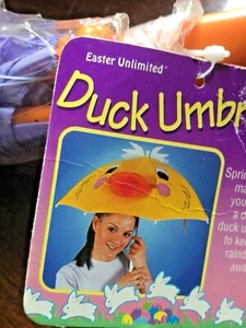 Umbrella Child Kid 3D Purple Orange novelty happy 3D Duck for Boys & Girls NWT - Picture 1 of 9
