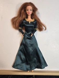 Disney Princess Merida Classic Doll Dress On Barbie Red-Haired Mackie Face C187B - Picture 1 of 17