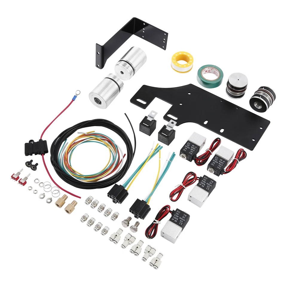 Kit de reducción de suspensión neumática delantera apto para Harley Street Road Glide 2014-25 Foto 1 de 4