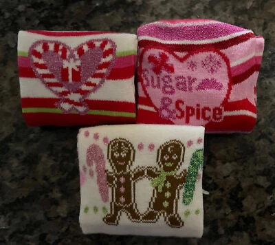 4 pairs of pink christmas socks -  Size 6/8 - Trendy Sugar And Spice - Image 1 of 2