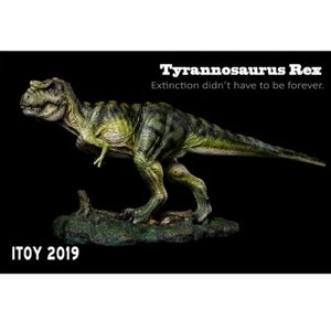 ITOY Studio Tyrannosaurus Statue T Rex (grün) Dinosaurier Modell Neu in OVP - Bild 1 von 3