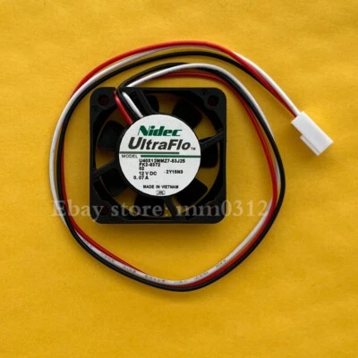 NIDEC 4010 U40X12MMZ7-53J25 12V 0.07A 3-wire cooling fan - Image 1 of 2