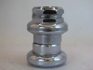 TANGE LEVIN VINTAGE CHROME STEEL HEADSET - 1" x 24 TPI - "NOS" - Picture 1 of 8