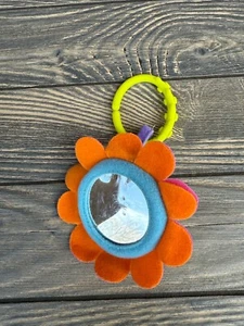 Juguete espejo floral sensorial bebé con anillo mordedor - Imagen 1 de 2