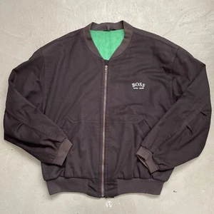 Vintage Hugo Boss 100% Cashmere Bomber Jacket Made In Italy 56 (L-XL) - Picture 1 of 12