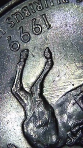 1999 P Delaware Quarter Error (Feeder Finger Error) - Picture 1 of 4