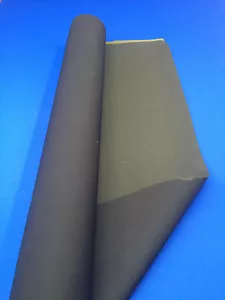NASTRO ANTISCIVOLO NERO AD ALTA TRAZIONE MORBIDO FOGLIO IN NEOPRENE MATERIALE TAPPETO - Foto 1 di 12