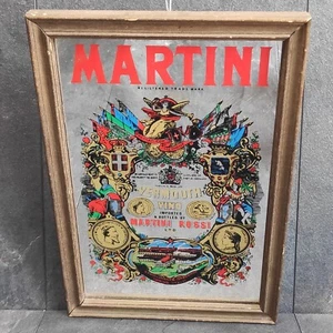 Martini Spiegel Martini Rossi LTD London Vermouth Vino Ca. 33,5 cm X 23 cm - Picture 1 of 7