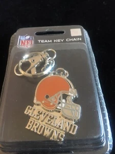 Cleveland Browns Metal Keychain With Easy On & Off Clip Brand New - Picture 1 of 1