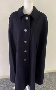 Vintage Bayerischer Golimbeck Black Wool Loden Cape Jacket-One Size Fits Most. - Picture 1 of 7