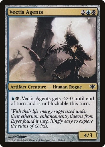 Vectis Agents NM/M Conflux Multicolor Artifact Creature Human Rogue Mtg Magic  - Image 1 of 1