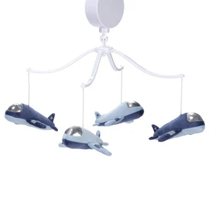Little Aviator Airplane Musical Baby Crib Mobile Soother Toy - Foto 1 di 6