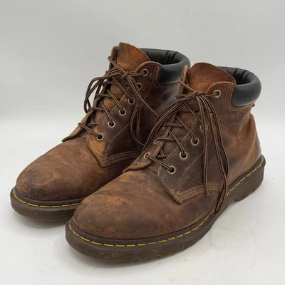 Dr Martens мужской ботильоны размер 10 коричневый кожаный работы повседневный гранж винтажный - Изображение 1 из 4