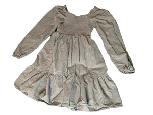 American Eagle Women’s Mini Dress Green Sage Long Sleeve Smocked Puff Sleeve XS - Picture 1 of 7