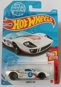 Hot Wheels Gumball 3000 Ford GT 40 Then and Now 1/10 white - Picture 1 of 1