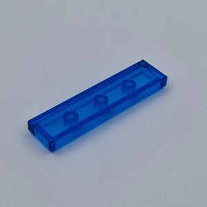Lego 10x Platte Fliese 1x4 plate tile 2431 transparent dunkel blau - Picture 1 of 1