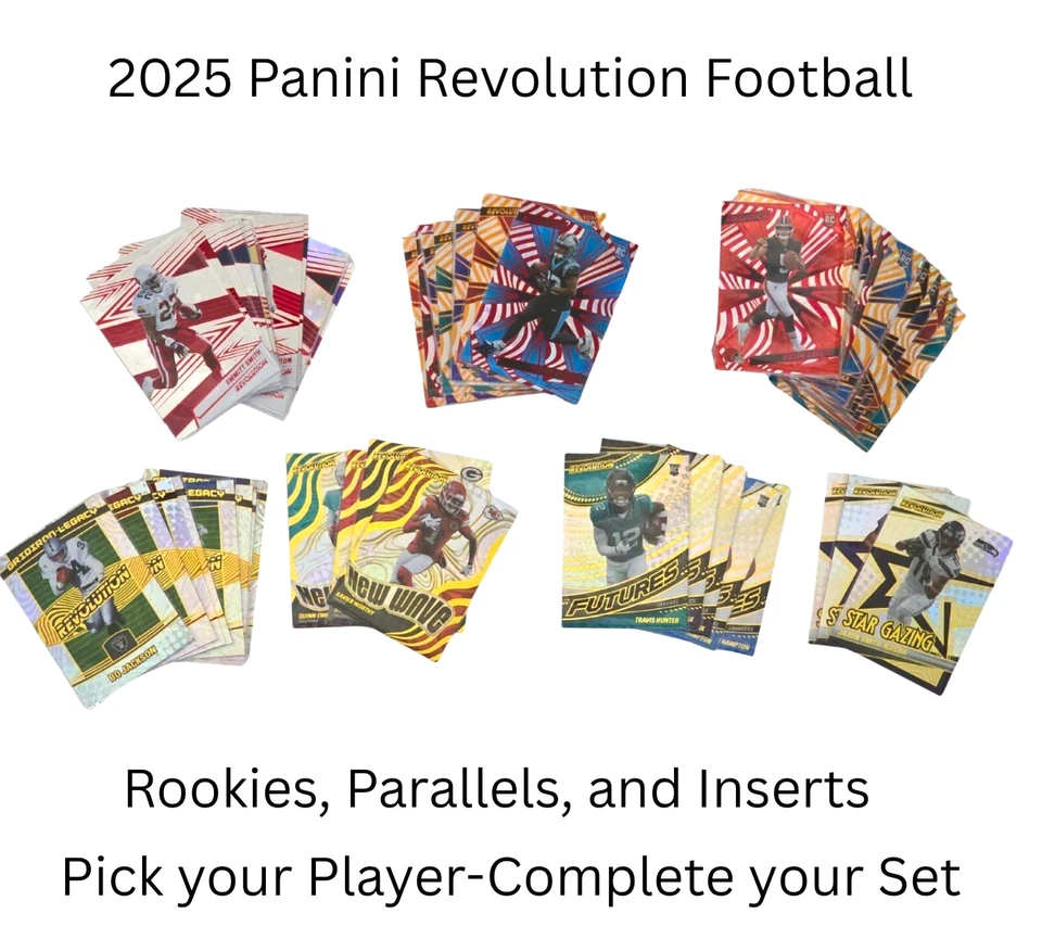 Fútbol Panini Revolution 2025 - Novatos, paralelos e insertos - "Elige tu tarjeta" Foto 1 de 1