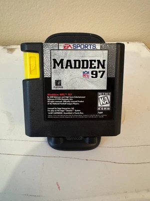 Madden NFL 97 Sega Genesis Tested Working Authentic - Image 1 of 2