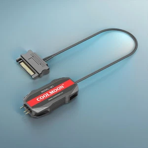 ARGB Controller Cable ARGB 5V 3PIN To SATA ARGB Mini Controller HUB Adapter - Afbeelding 1 van 17