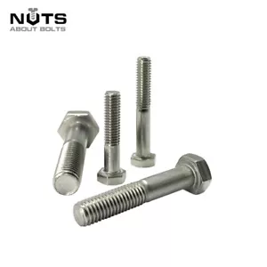 UNF BULLONI TESTA ESAGONALE FINE PARTE FILETTATA A2 ACCIAIO INOX 3/8" 7/16" 1/2" - Foto 1 di 7