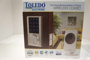 Toledo Electronics Touch Pad Deadbolt and IP Security Camera Combo - Picture 1 of 3