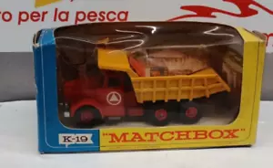 MATCHBOX KING SIZE SCAMMELL TIPPER TRUCK K19 - Foto 1 di 2