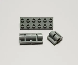 6x Lego® City Piastra Modificata 2x2 2817 Grigio Chiaro 4211376 Classic - Foto 1 di 2