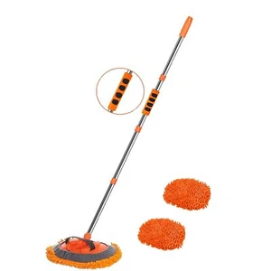 Microfiber Car Wash Brush with Long Handle for Car Truck RV Cleaning Washing - Picture 1 of 7
