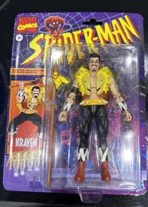Marvel legends Retro Kraven Spider-man Cardback Walmart Exclusive Brand New - Picture 1 of 1