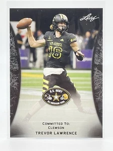 2018 Leaf Card #55 Trevor Lawrence U.S. Army All American Bowl - Picture 1 of 2