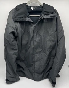 REI Peak 2L Co Op Fleece Lined Ski Snow Snowboard Hooded Black Jacket Mens Med - Picture 1 of 7
