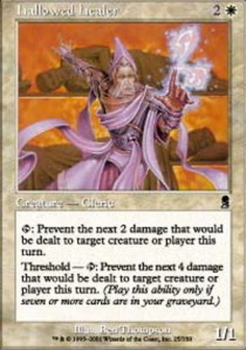 Hallowed Healer - Foil ~ Moderately Played Odyssey MTG Magic UltimateMTG White C - Image 1 of 1