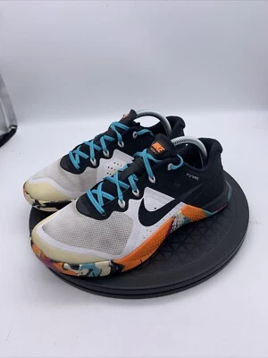 Nike Shoes Womens Metcon 2 Flywire Training Sneakers Size 7.5 White Teal - Image 1 of 4