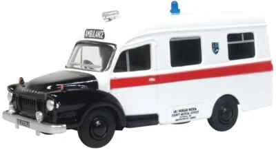Oxford Diecast 76BED008 - Aberystwyth Bedford J1 Ambulanza 1:76 Scala - T48 Post - Immagine 1 di 4