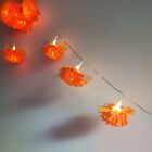 Silk Cloth Leaf Light String with 10 LED Lights Halloween Wedding Decor