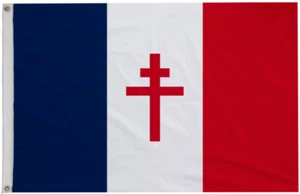 France French Resistance Polyester 5'x3' Flag - LAST FEW - Picture 1 of 4