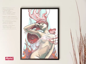 Quadri moderni Arte e illustrazioni in cornice arredamento Stampa Poster Canvas - Foto 1 di 3
