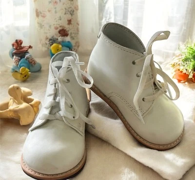 EUC Josmo Toddler Boy's First Walker White Lace Up Shoes Sz 4.5 Free S/H Of - Image 1 of 4