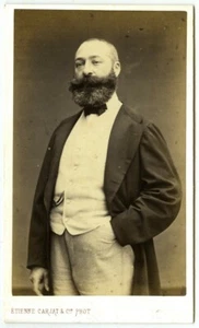 CDV circa 1870 Etienne Carjat. Le peintre François Claudius Compte-Calix. - Picture 1 of 2